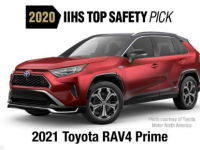 2021年豐田RAV4 Prime和Venza贏得IIHS的最佳安全選擇獎(jiǎng)