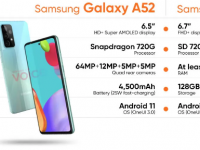 三星Galaxy A52和Galaxy A72的發(fā)布日期已提前