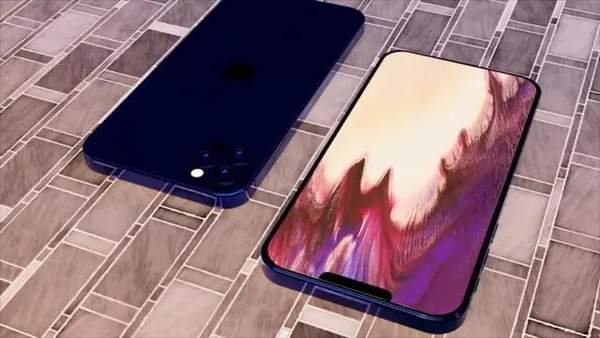 iPhone12Pro概念圖偷跑,小劉海屏+后置四攝模組