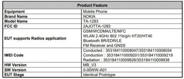 諾基亞3.4即將上市,已通過FCC認(rèn)證!