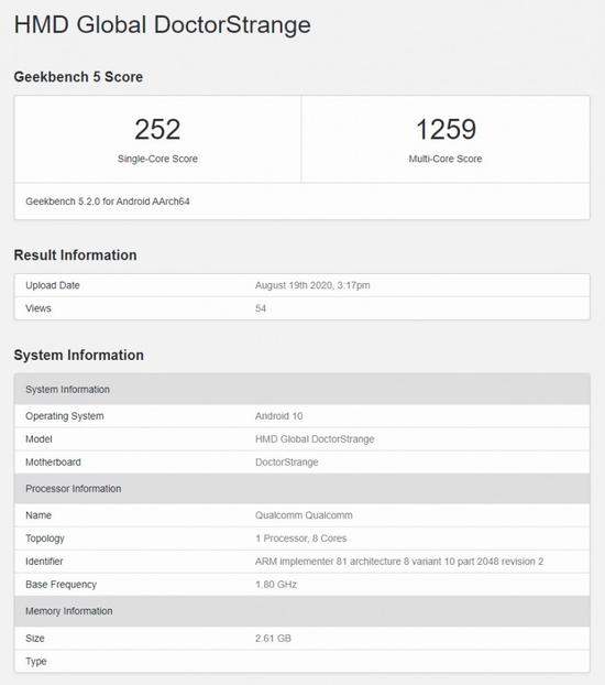 諾基亞3.4現(xiàn)身GeekBench,參數(shù)配置介紹