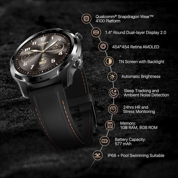 TicWatch Pro 3正式發(fā)布:驍龍4100+血氧監(jiān)測功能