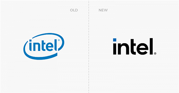 Intel更換Logo,經(jīng)典圓圈設(shè)計消失