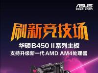 互聯(lián)網(wǎng)看點：華碩B450Ⅱ主板正式推出:搭載AMD Ryzen 5000處理器