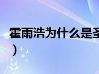 霍雨浩為什么是圣子（圣子霍雨浩之靈冰復(fù)仇）