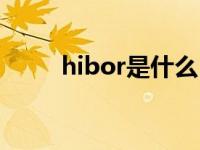 hibor是什么（hibor是什么意思）