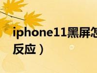 iphone11黑屏怎么回事（iphone11黑屏沒(méi)反應(yīng)）